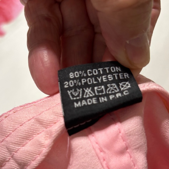 Pink Rhinestone New York Cap Hat - Picture 4 of 4